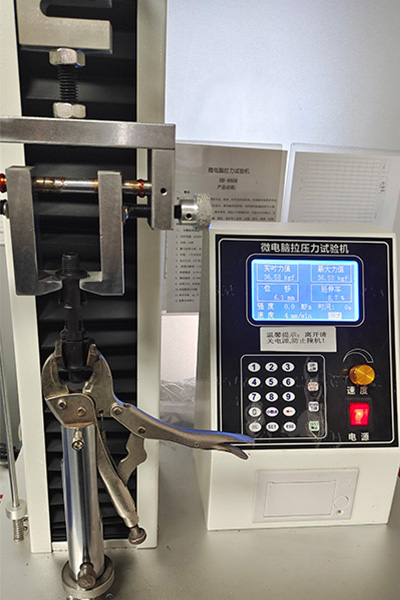 Pull-out force testing machine