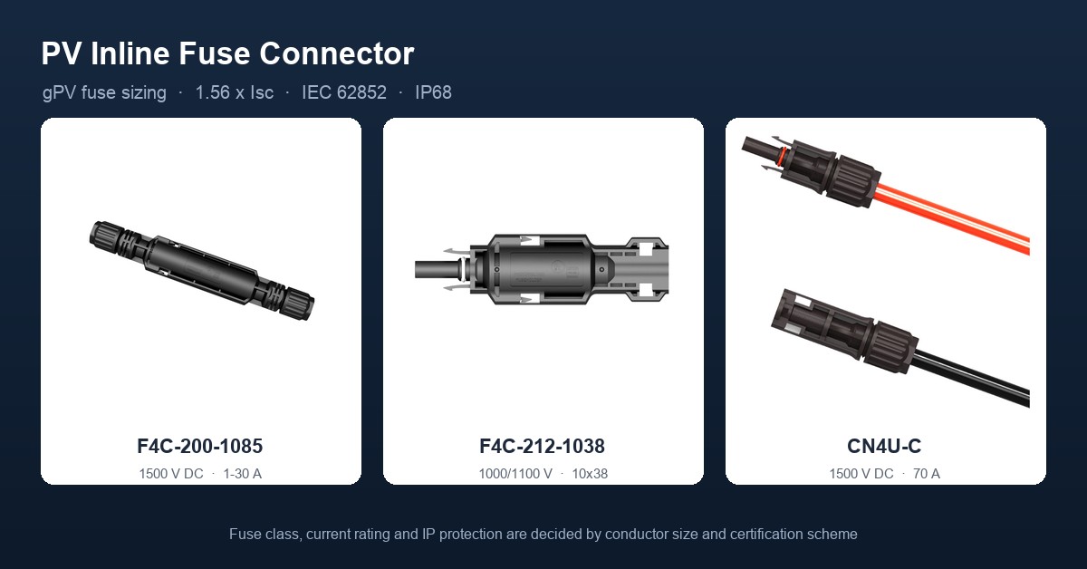 PV Inline Fuse Connectors: Sizing, Crimping and Failure Prevention